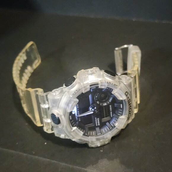 Casio G Shock Black and clear Opaque Skeleton series - Picture 1 of 11